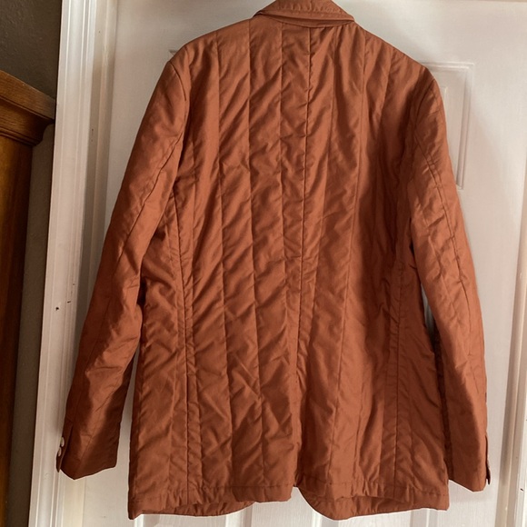 Levis California Quilted Copper Mens Blazer jacket size L. Rare - Picture 10 of 16